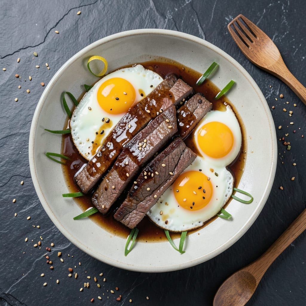 Beef and Egg Chinese Recipe: Wok-Hei Crispy Beef with Silky Egg Ribbons