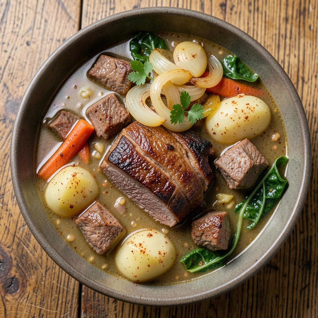 Beef Barkey Soup Recipe: Smoky Paprika and Cocoa-Infused One-Pot Richness