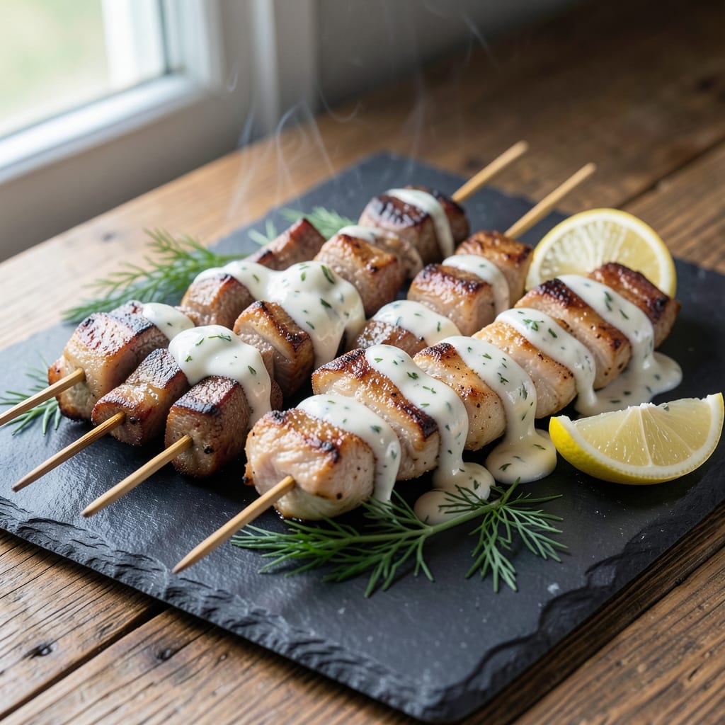 Beef and Chicken Shish Kabobs Recipe: Skewered Grill Masterpiece With Charred Flavor