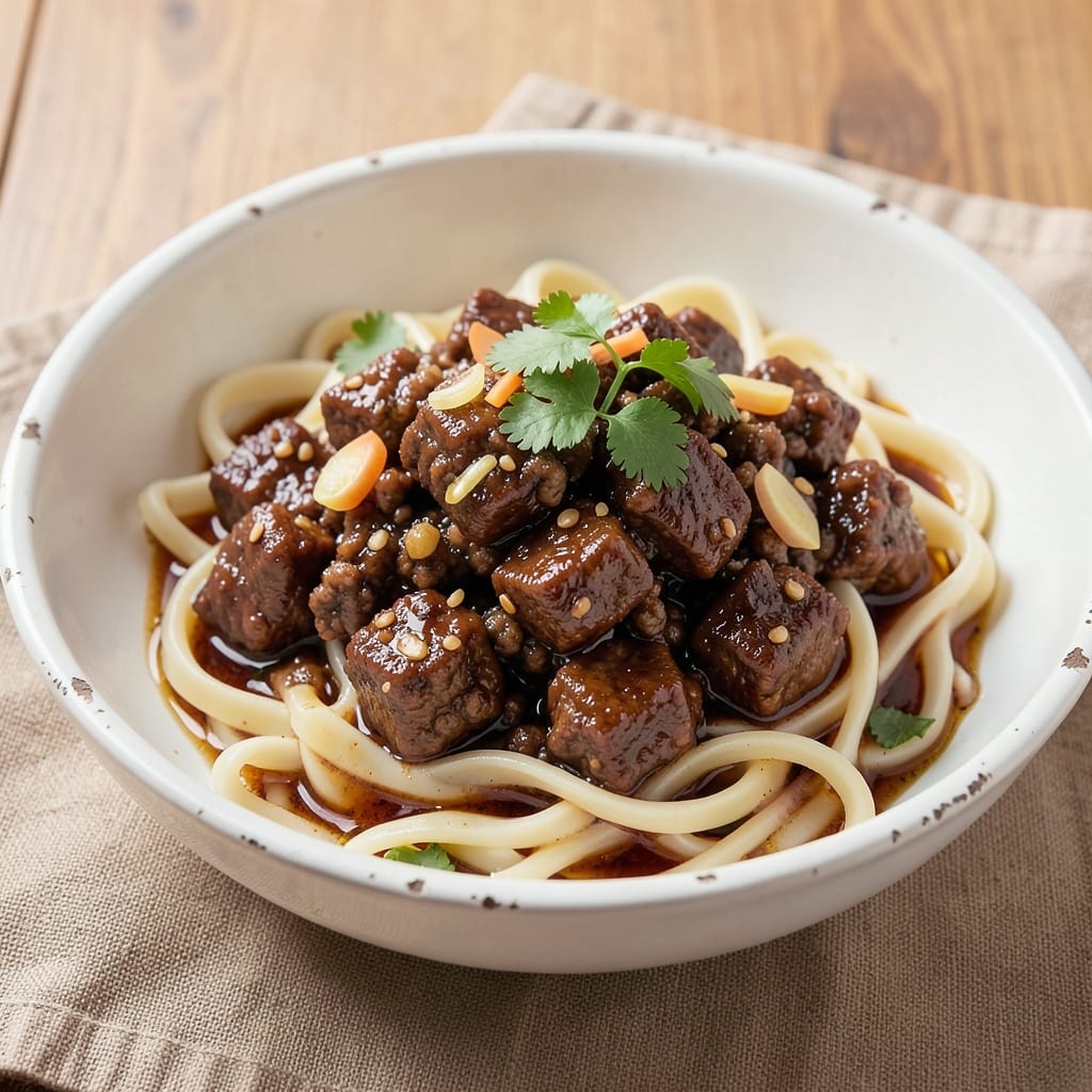 Beef and Ground Beef Noodles Recipe: Savory Stir-Fry With Umami-Packed Broth