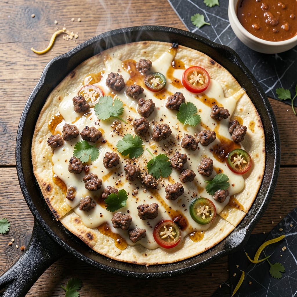 Baked Beef Quesadillas Recipe: Crispy Tortilla Crunch With Melty Cheese Layers