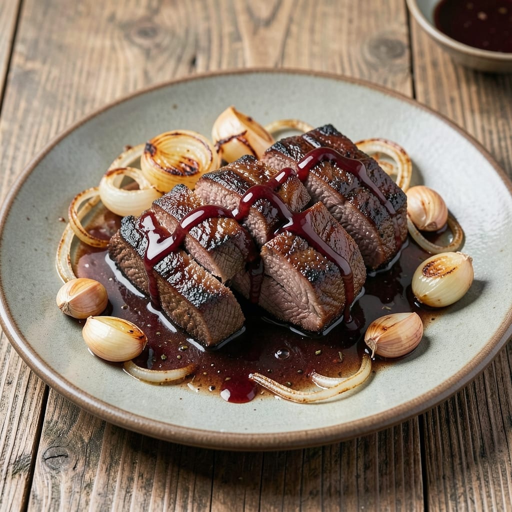 Beef and Balsamic Vinegar Recipe: Deep Caramelized Glaze With Tender Beef Bites