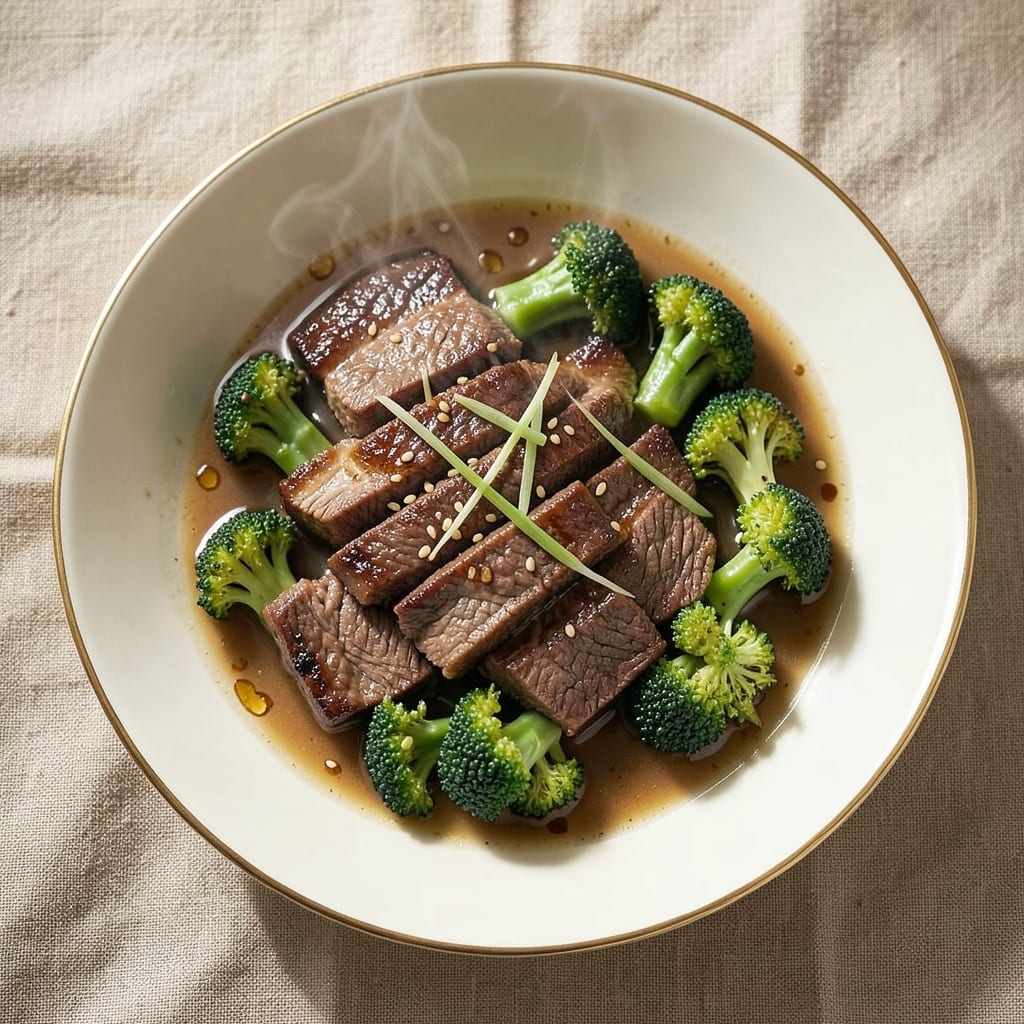 Beef and Broccoli With Beef Broth Recipe: Wok-Heated Crispy Beef and Silky Broccoli