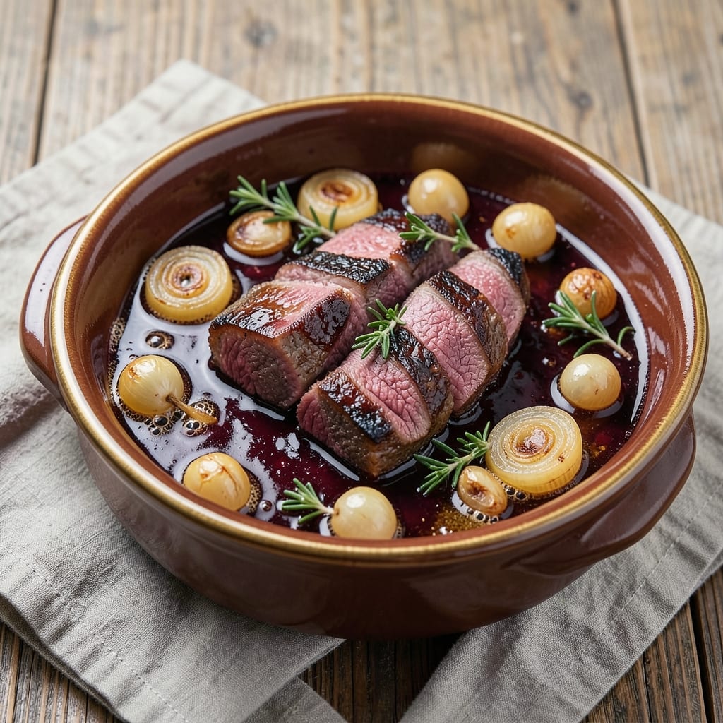 Barefoot Contessa's Filet Beef Bourguignon Recipe: Deep Wine-Braised Richness in One Pot