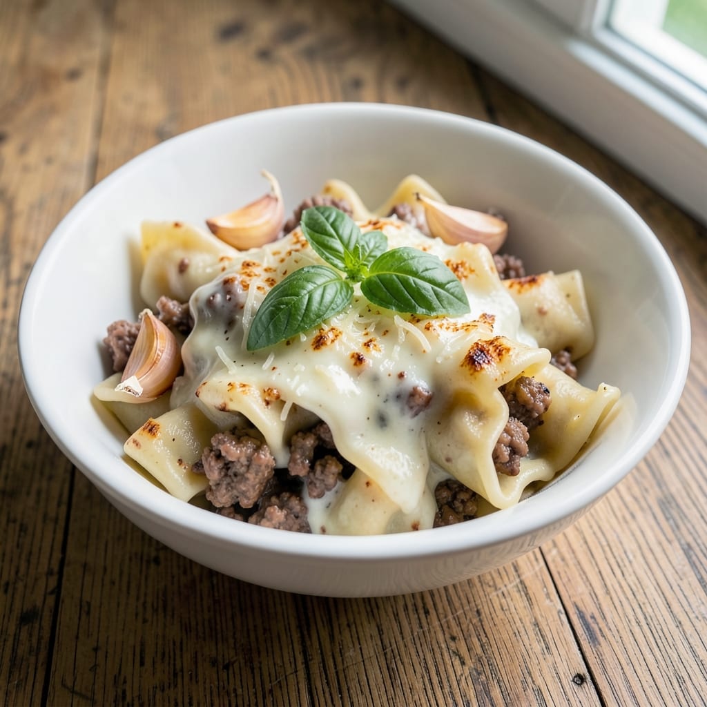 Beef and Cheese Tortellini Recipe: One-Pot Creamy Pasta with Melty Parmesan
