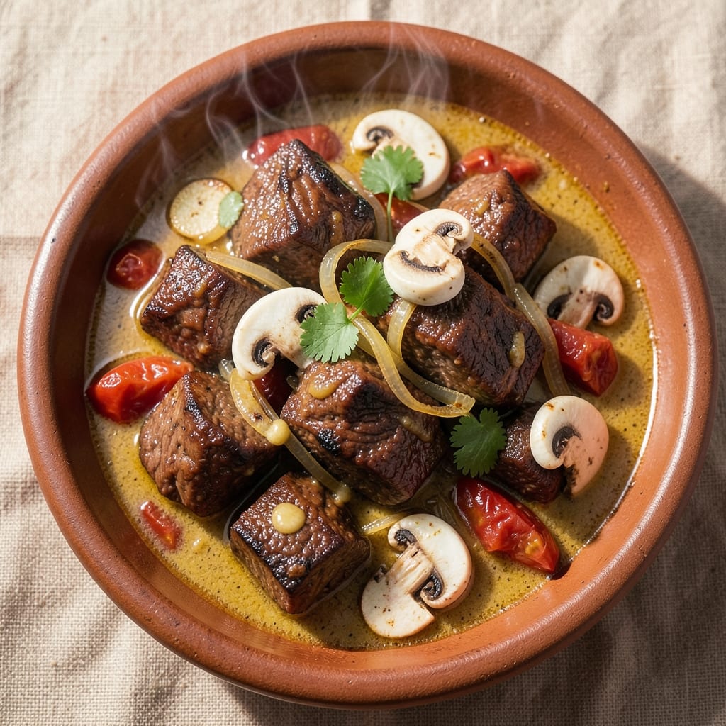 Beef and Mushroom Curry Recipe: Deep Umami Spice and Coconut Harmony